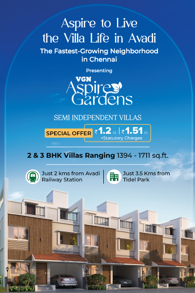 Luxurious plots at Porur