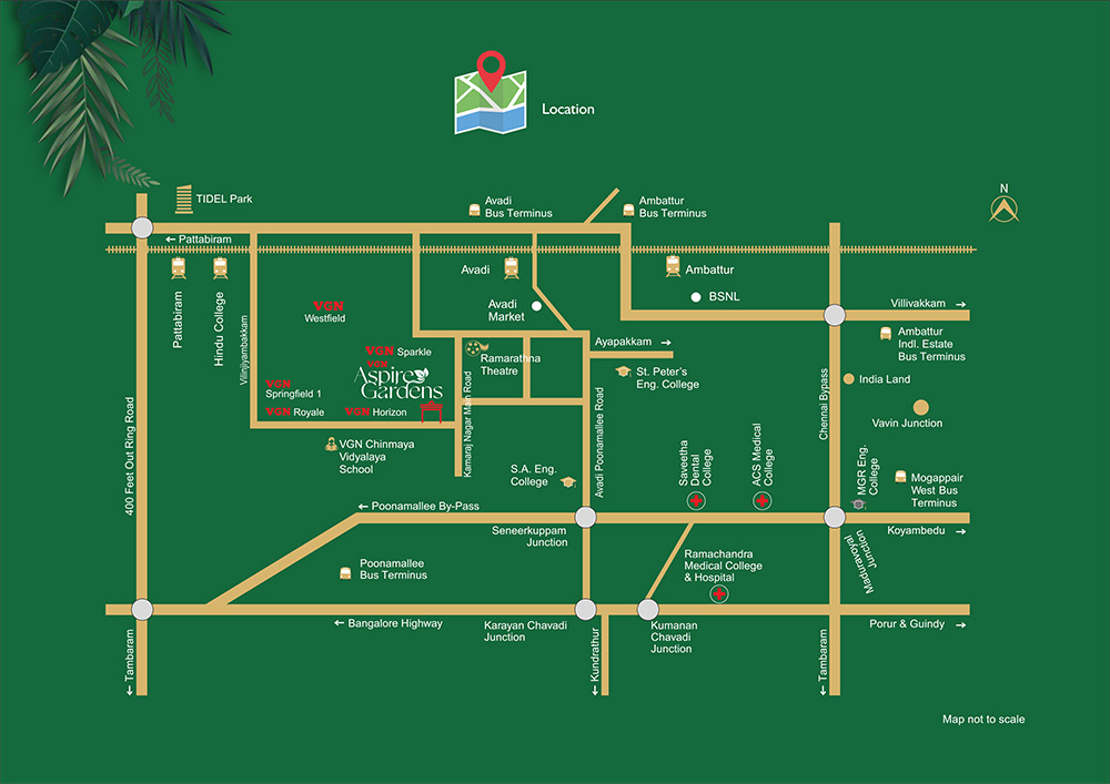 Luxurious plots at Porur